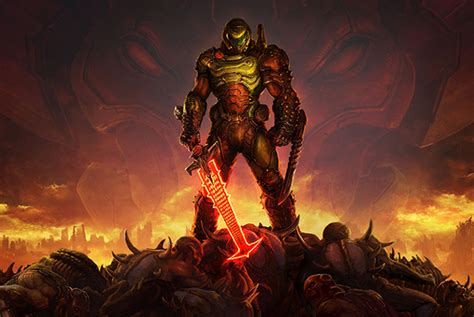 Doom Eternal - Verinen ja vauhdikas ammuskelutaistelu helvetillisen impressiivisten visuaalisten efektien kera!